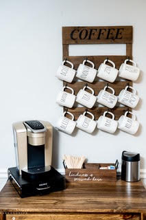 coffee station at bella lei